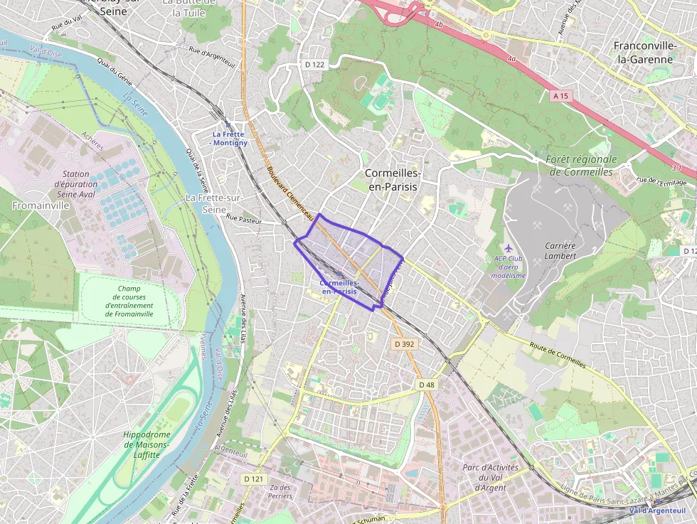 Appartement 50 m² deux pieces à vendre à Cormeilles-en-Parisis