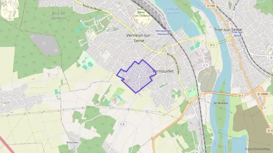 Appartement 56 m² deux pieces à vendre à Vernouillet
