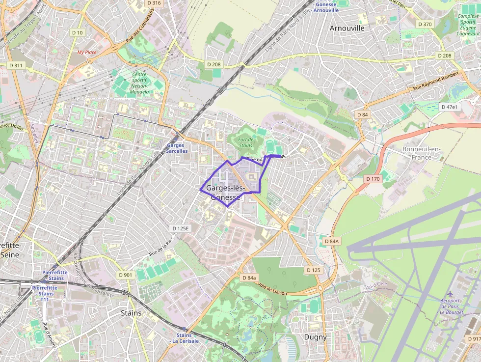 Appartement 55 m² trois pièces à vendre à Garges-lès-Gonesse