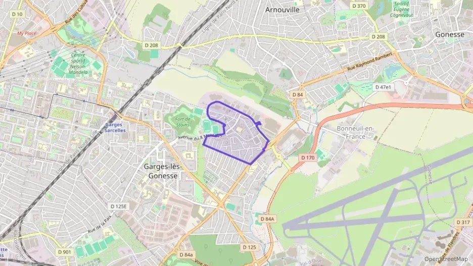 Appartement 54 m² trois pièces à vendre à Garges-lès-Gonesse