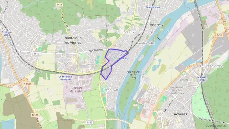 Appartement 48 m² deux pieces à vendre à Andrésy