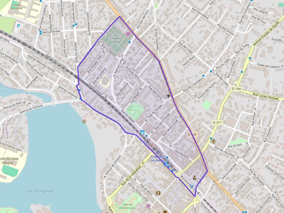 Appartement 58 m² trois pièces à vendre à Enghien-les-Bains