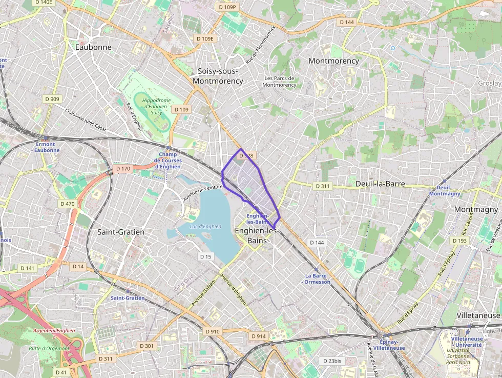 Appartement 58 m² trois pièces à vendre à Enghien-les-Bains