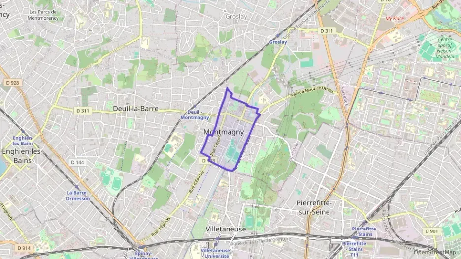 Appartement 75 m² quatre pièces à vendre à Montmagny Appartement 75 m² quatre pièces à vendre à Montmagny