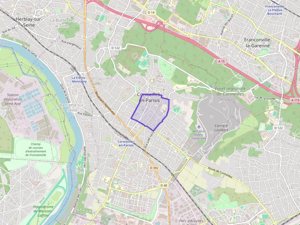 Appartement 56 m² trois pièces à vendre à Cormeilles-en-Parisis