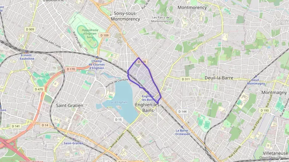 Appartement 60 m² trois pièces à vendre à Enghien-les-Bains