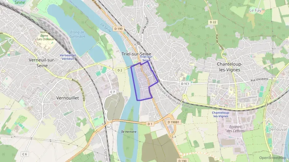 Appartement 51 m² trois pièces à vendre à Triel-sur-Seine