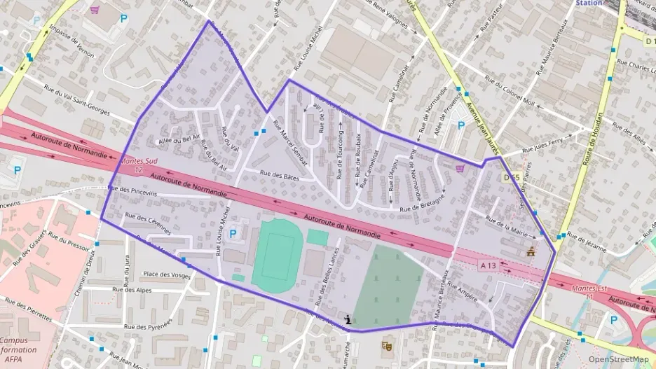 Appartement 55 m² deux pieces à vendre à Mantes-la-Ville