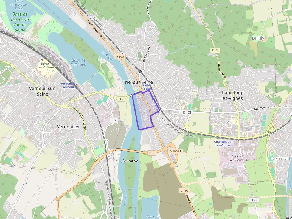 Appartement 57 m² deux pieces à vendre à Triel-sur-Seine