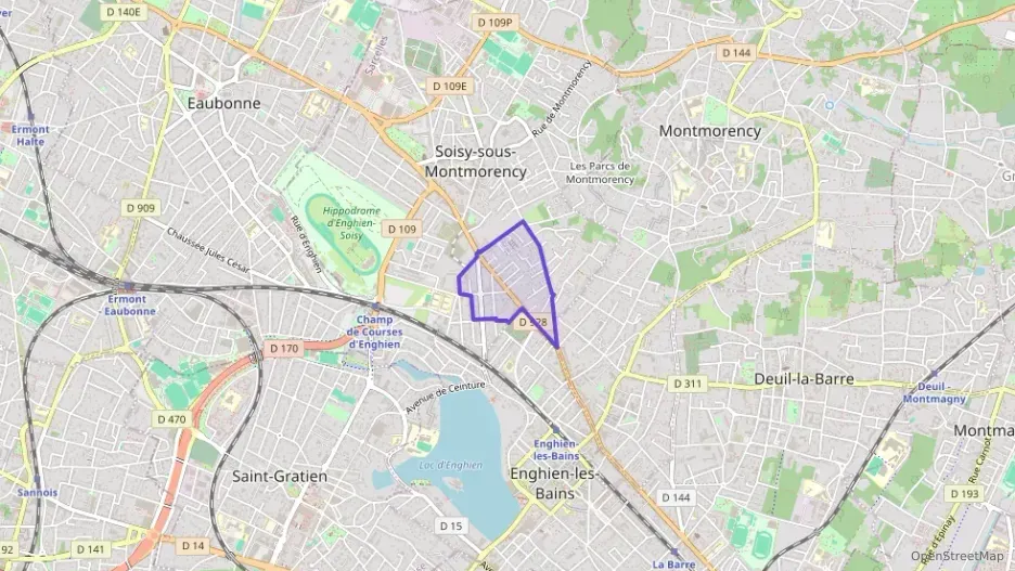 Appartement 57 m² trois pièces à vendre à Soisy-sous-Montmorency