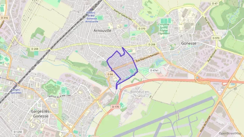 Appartement 60 m² trois pièces à vendre à Arnouville