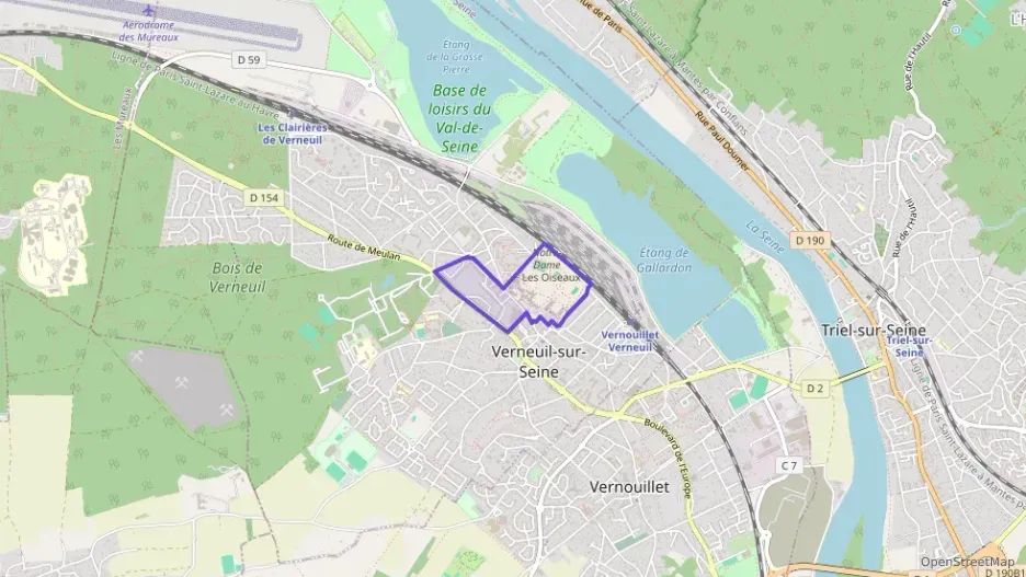 Appartement 72 m² trois pièces à vendre à Verneuil-sur-Seine Appartement 72 m² trois pièces à vendre à Verneuil-sur-Seine