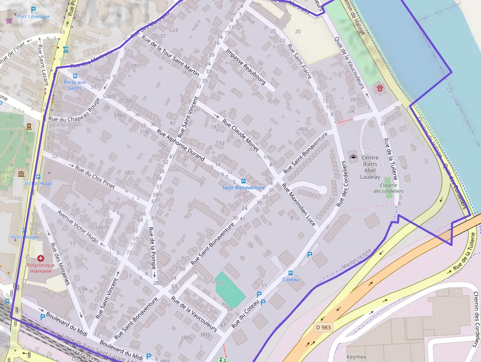 Appartement 55 m² trois pièces à vendre à Mantes-la-Jolie