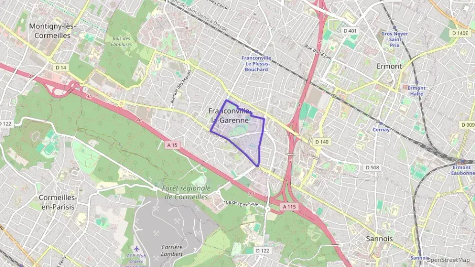 Appartement 87 m² quatre pièces à vendre à Franconville