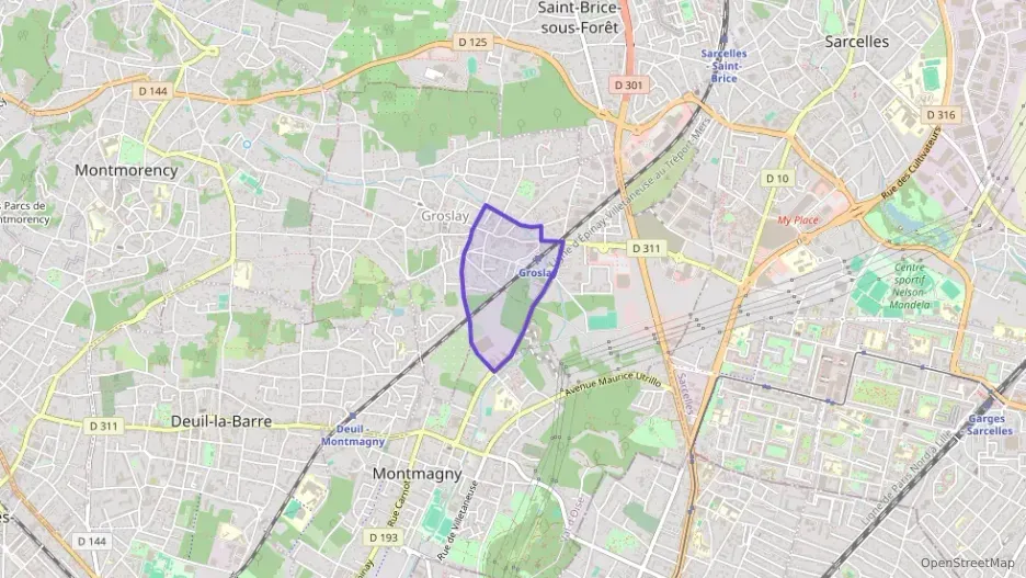 Appartement 38 m² trois pièces à vendre à Groslay Appartement 38 m² trois pièces à vendre à Groslay