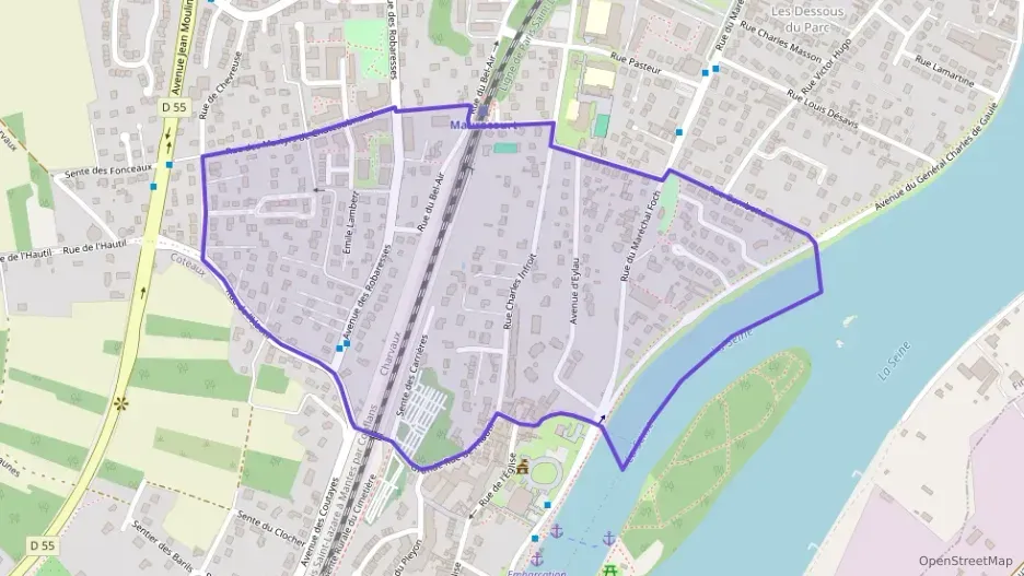 Appartement 60 m² deux pieces à vendre à Andrésy Appartement 60 m² deux pieces à vendre à Andrésy