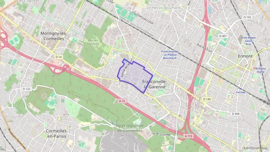 Appartement 56 m² trois pièces à vendre à Franconville Appartement 56 m² trois pièces à vendre à Franconville