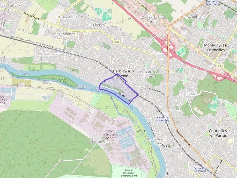 Appartement 80 m² trois pièces à vendre à Herblay-sur-Seine