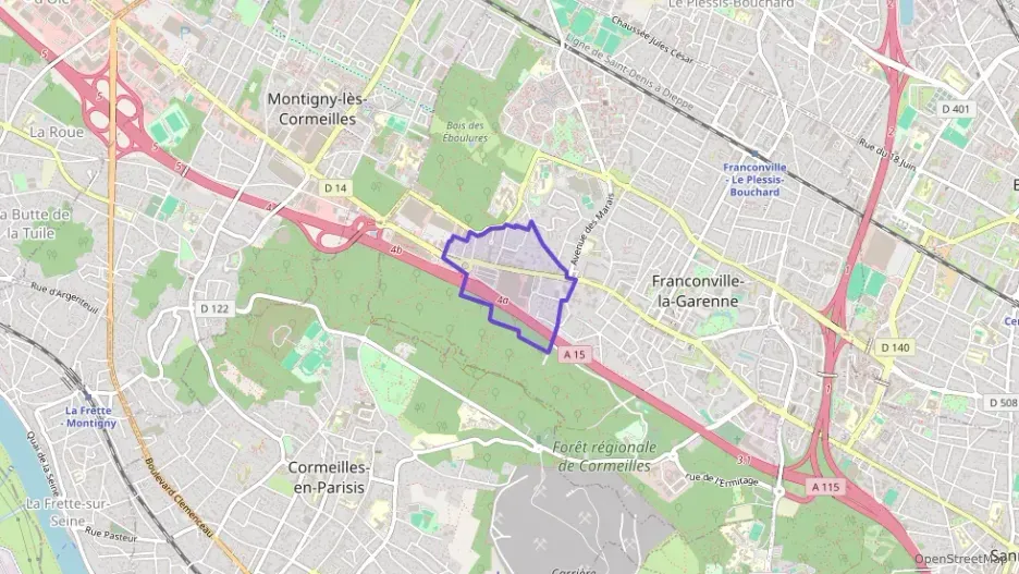 Appartement 90 m² quatre pièces à vendre à Franconville Appartement 90 m² quatre pièces à vendre à Franconville