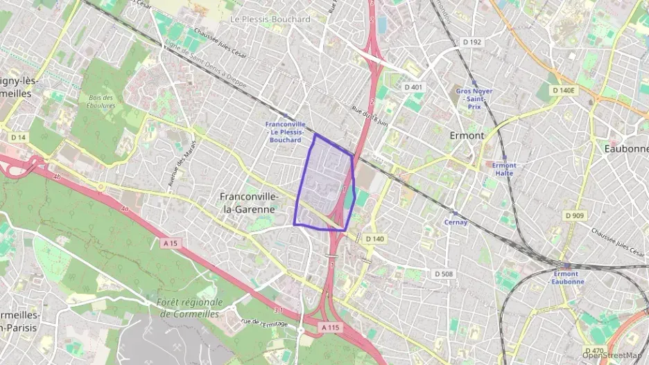 Appartement 60 m² deux pieces à vendre à Franconville