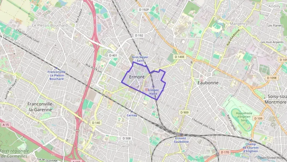 Appartement 93 m² cinq pièces à vendre à Ermont