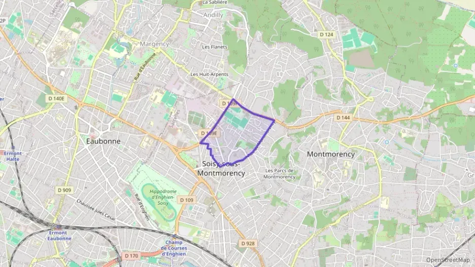 Appartement 56 m² trois pièces à vendre à Soisy-sous-Montmorency
