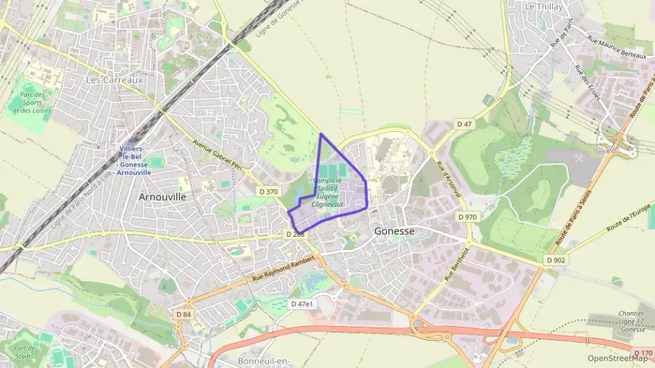 Appartement 52 m² une piece à vendre à Gonesse