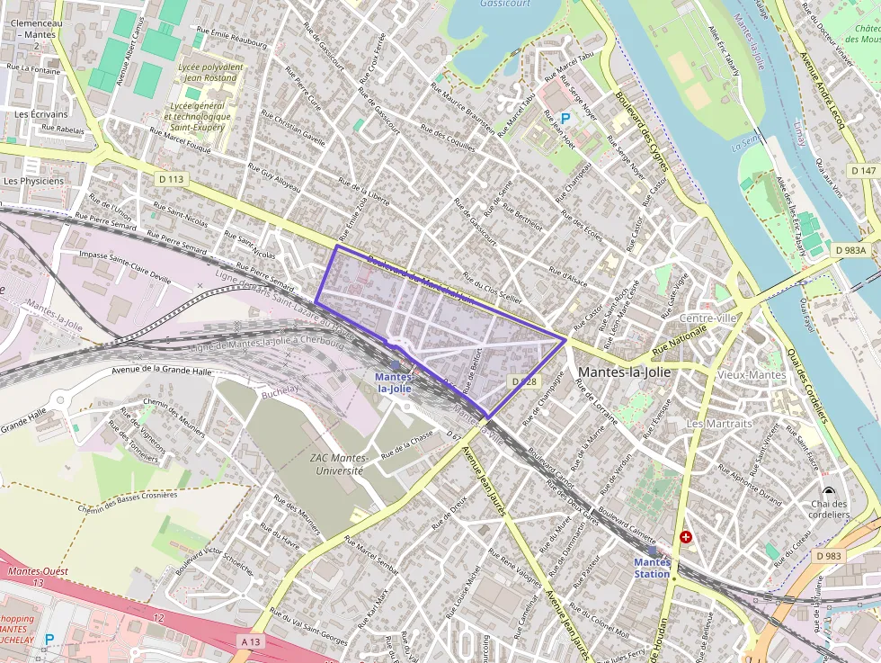 Appartement 66 m² trois pièces à vendre à Mantes-la-Jolie