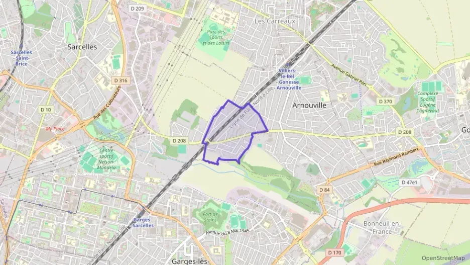 Appartement 70 m² trois pièces à vendre à Arnouville Appartement 70 m² trois pièces à vendre à Arnouville