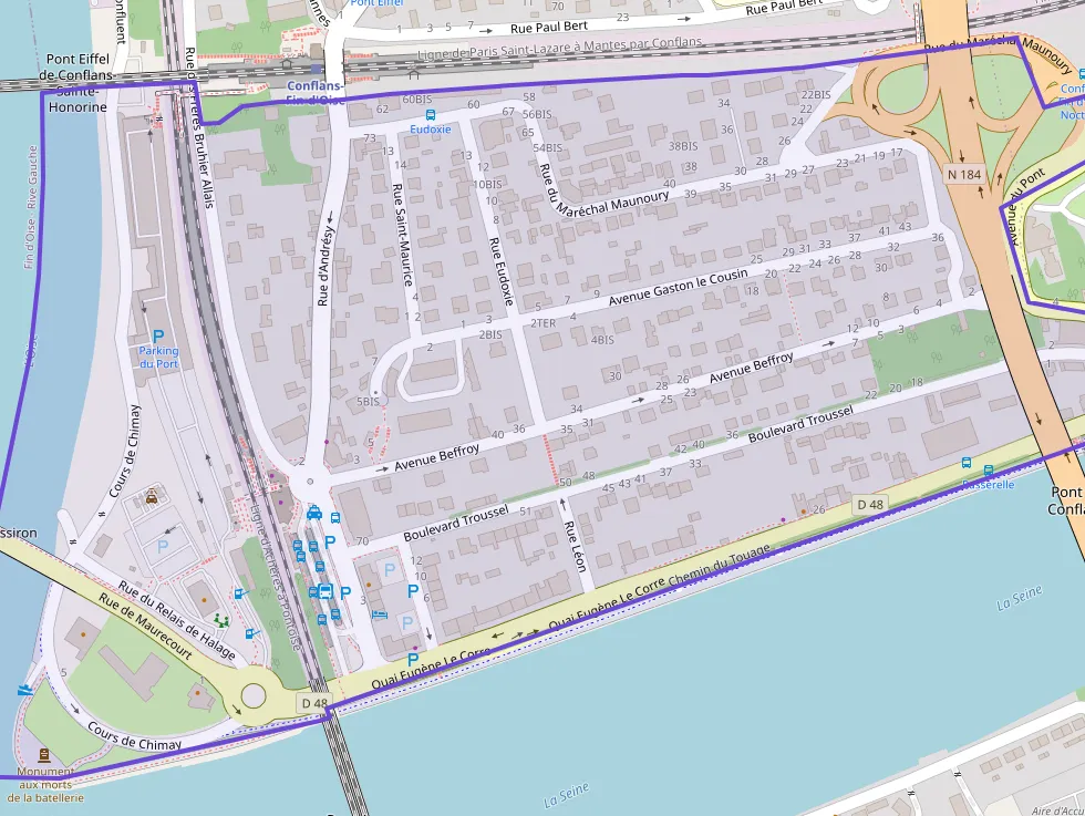 Appartement 62 m² trois pièces à vendre à Conflans-Sainte-Honorine