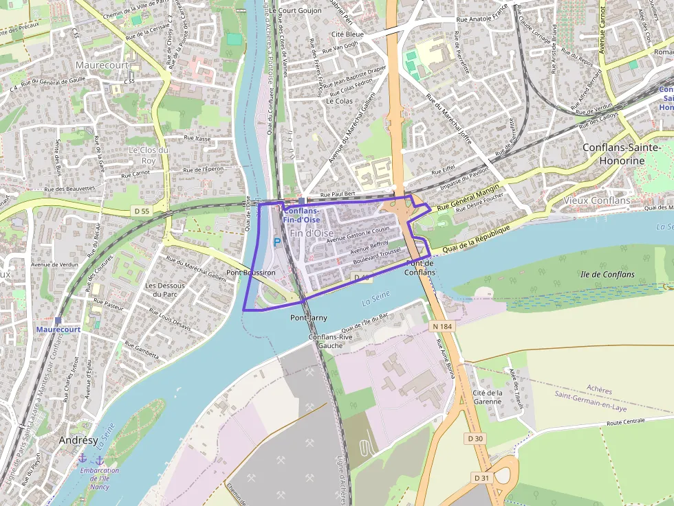 Appartement 62 m² trois pièces à vendre à Conflans-Sainte-Honorine