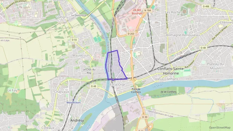 Appartement 79 m² deux pieces à vendre à Conflans-Sainte-Honorine