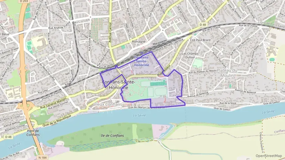 Appartement 55 m² trois pièces à vendre à Conflans-Sainte-Honorine Appartement 55 m² trois pièces à vendre à Conflans-Sainte-Honorine