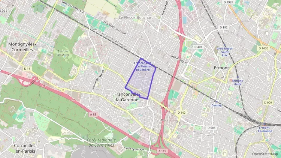 Appartement 45 m² deux pieces à vendre à Franconville