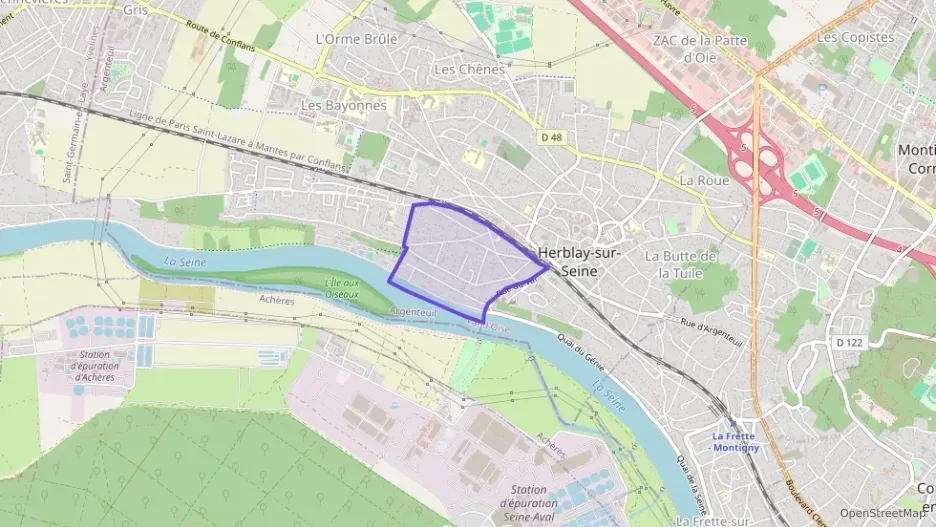 Appartement 74 m² trois pièces à vendre à Herblay-sur-Seine Appartement 74 m² trois pièces à vendre à Herblay-sur-Seine