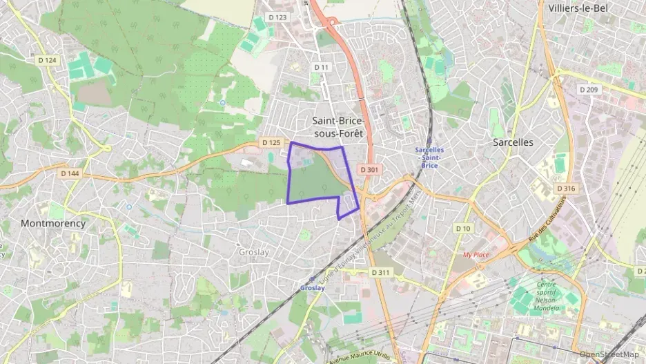 Appartement 93 m² trois pièces à vendre à Saint-Brice-sous-Forêt