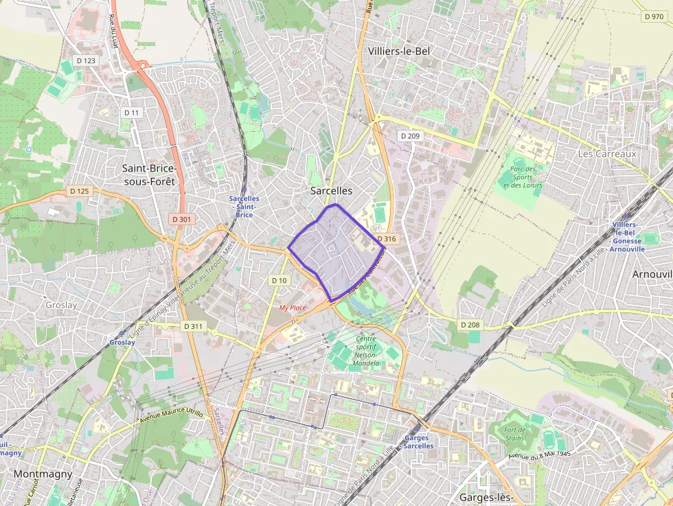 Appartement 74 m² quatre pièces à vendre à Sarcelles