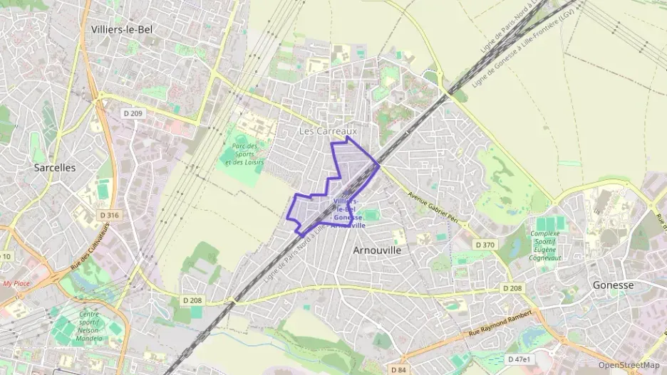 Appartement 59 m² trois pièces à vendre à Arnouville