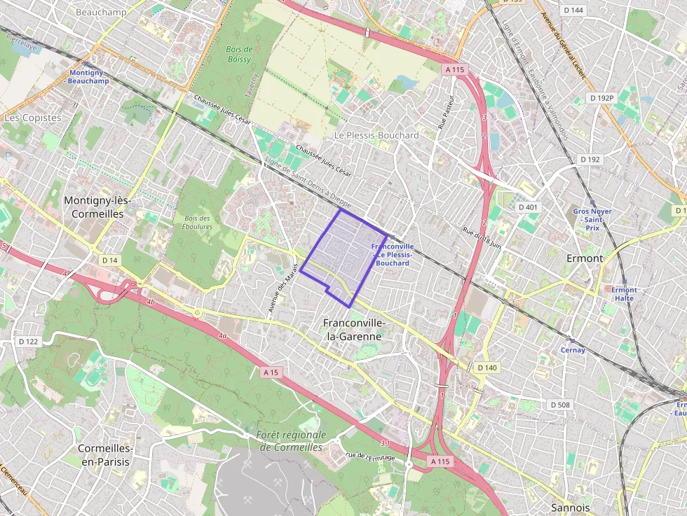 Appartement 60 m² trois pièces à vendre à Franconville