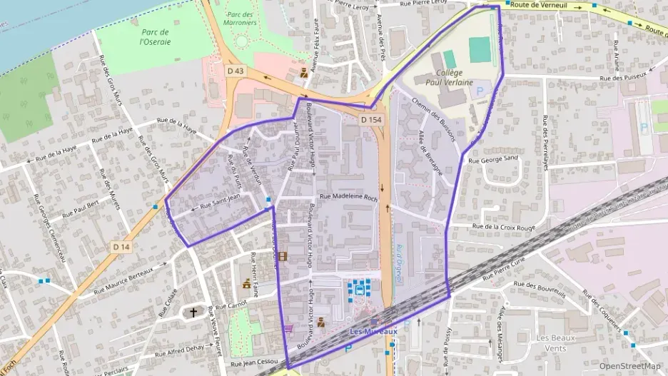 Appartement 70 m² trois pièces à vendre à Les Mureaux