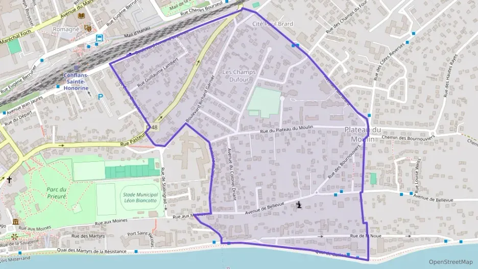 Appartement 55 m² deux pieces à vendre à Conflans-Sainte-Honorine Appartement 55 m² deux pieces à vendre à Conflans-Sainte-Honorine