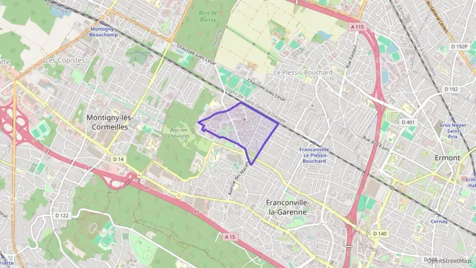 Appartement 60 m² trois pièces à vendre à Franconville