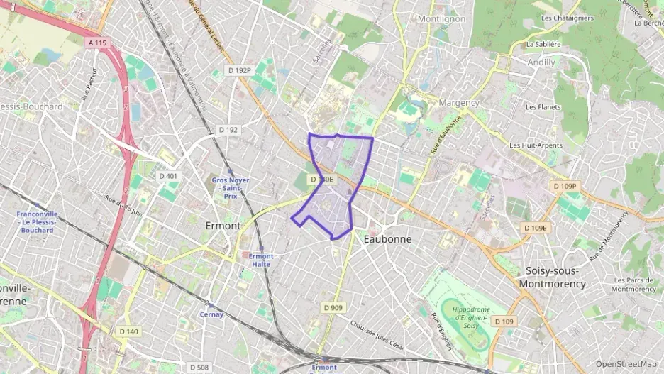 Appartement 92 m² quatre pièces à vendre à Eaubonne