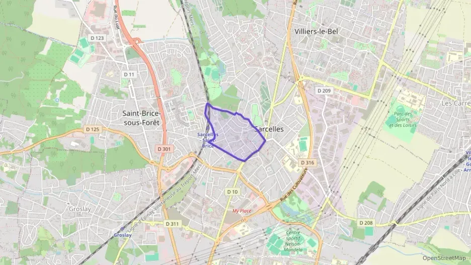 Appartement 50 m² deux pieces à vendre à Sarcelles
