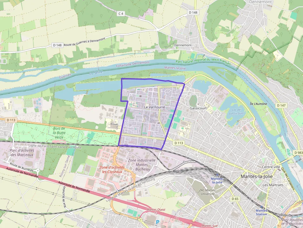 Appartement 79 m² quatre pièces à vendre à Mantes-la-Jolie