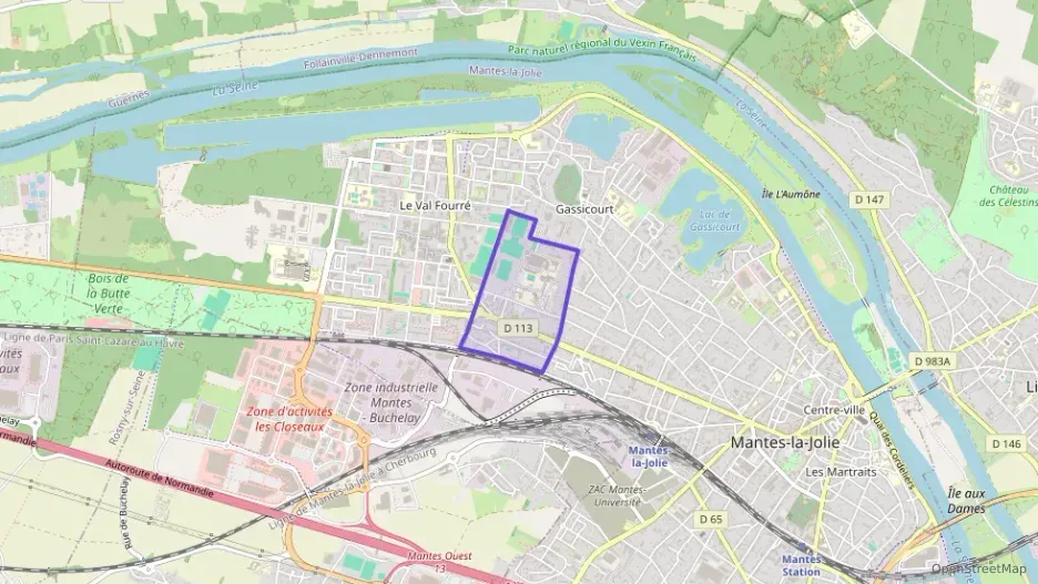 Appartement 47 m² trois pièces à vendre à Mantes-la-Jolie