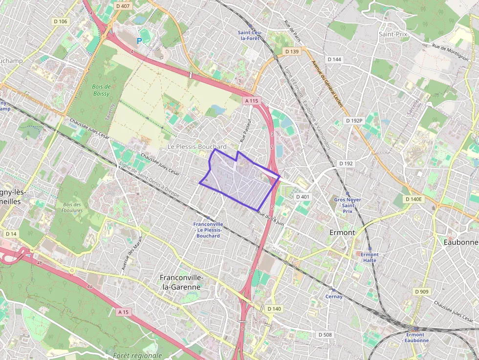 Appartement 85 m² quatre pièces à vendre à Le Plessis-Bouchard