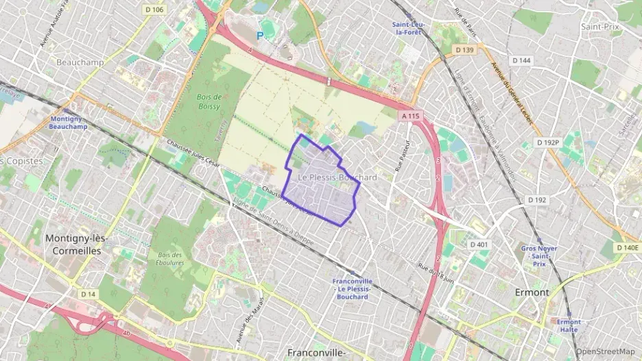 Appartement 57 m² trois pièces à vendre à Le Plessis-Bouchard
