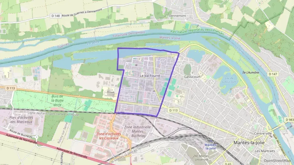 Appartement 58 m² trois pièces à vendre à Mantes-la-Jolie