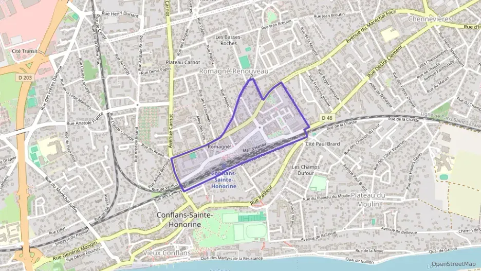 Appartement 70 m² trois pièces à vendre à Conflans-Sainte-Honorine Appartement 70 m² trois pièces à vendre à Conflans-Sainte-Honorine